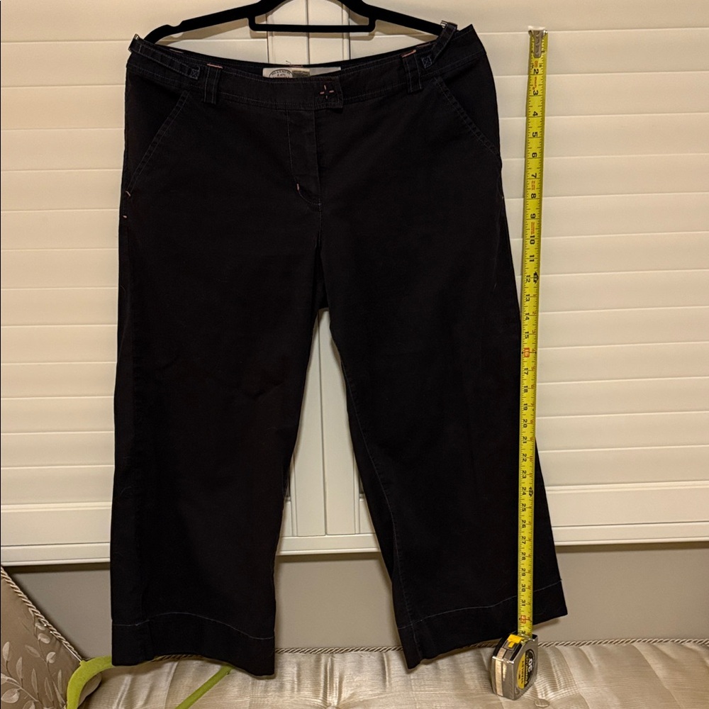 Sitwell Women's Black crop pants -